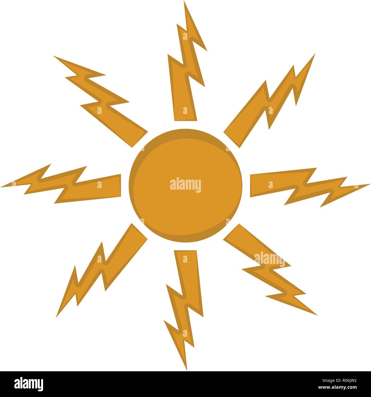 Isolated sun icon Stock Vector Image & Art - Alamy