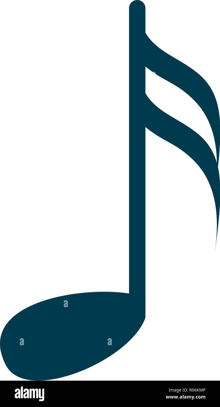 music note isolated icon vector illustration design Stock Vector Image ...
