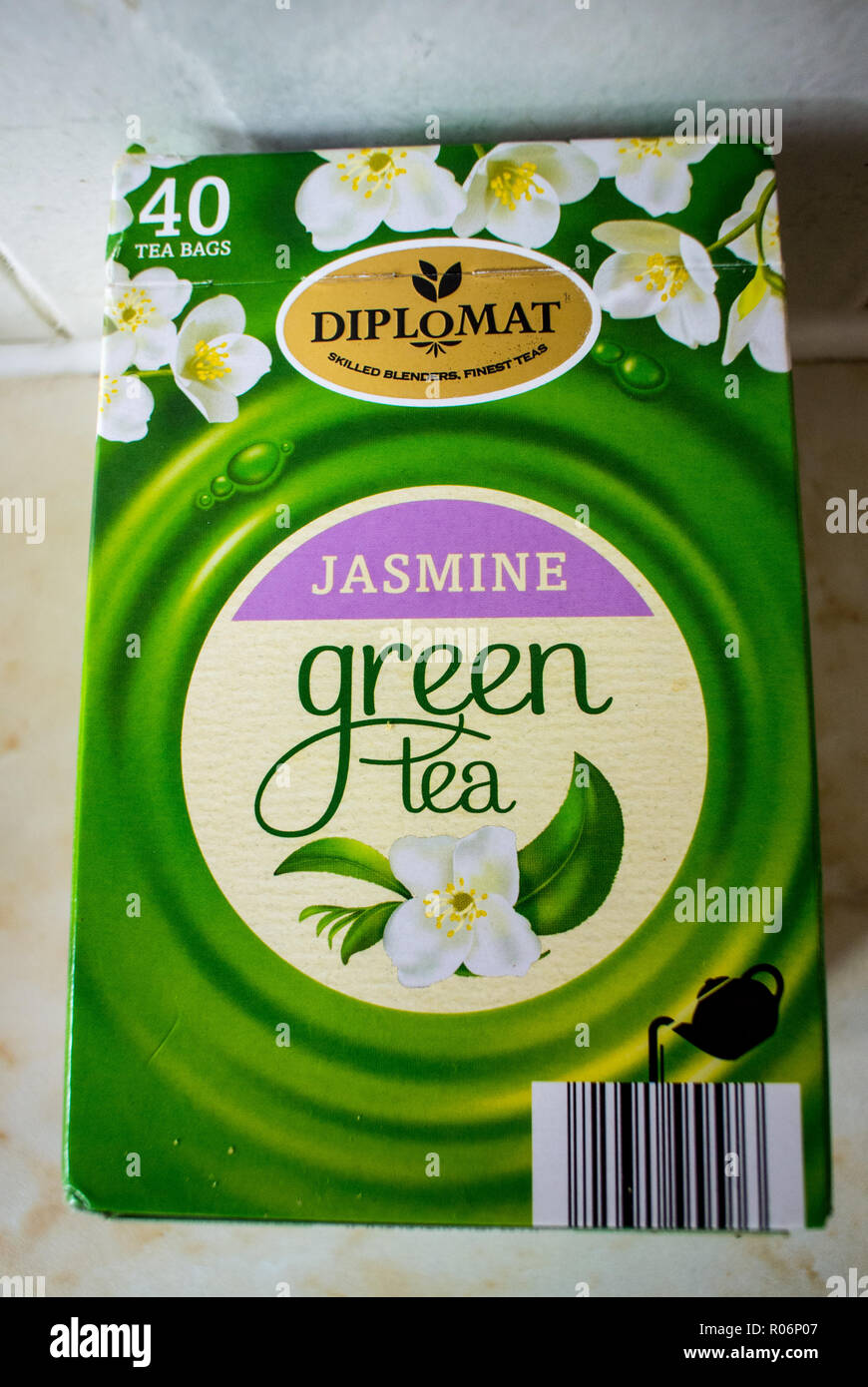 Green tea flavour Stock Photo Alamy
