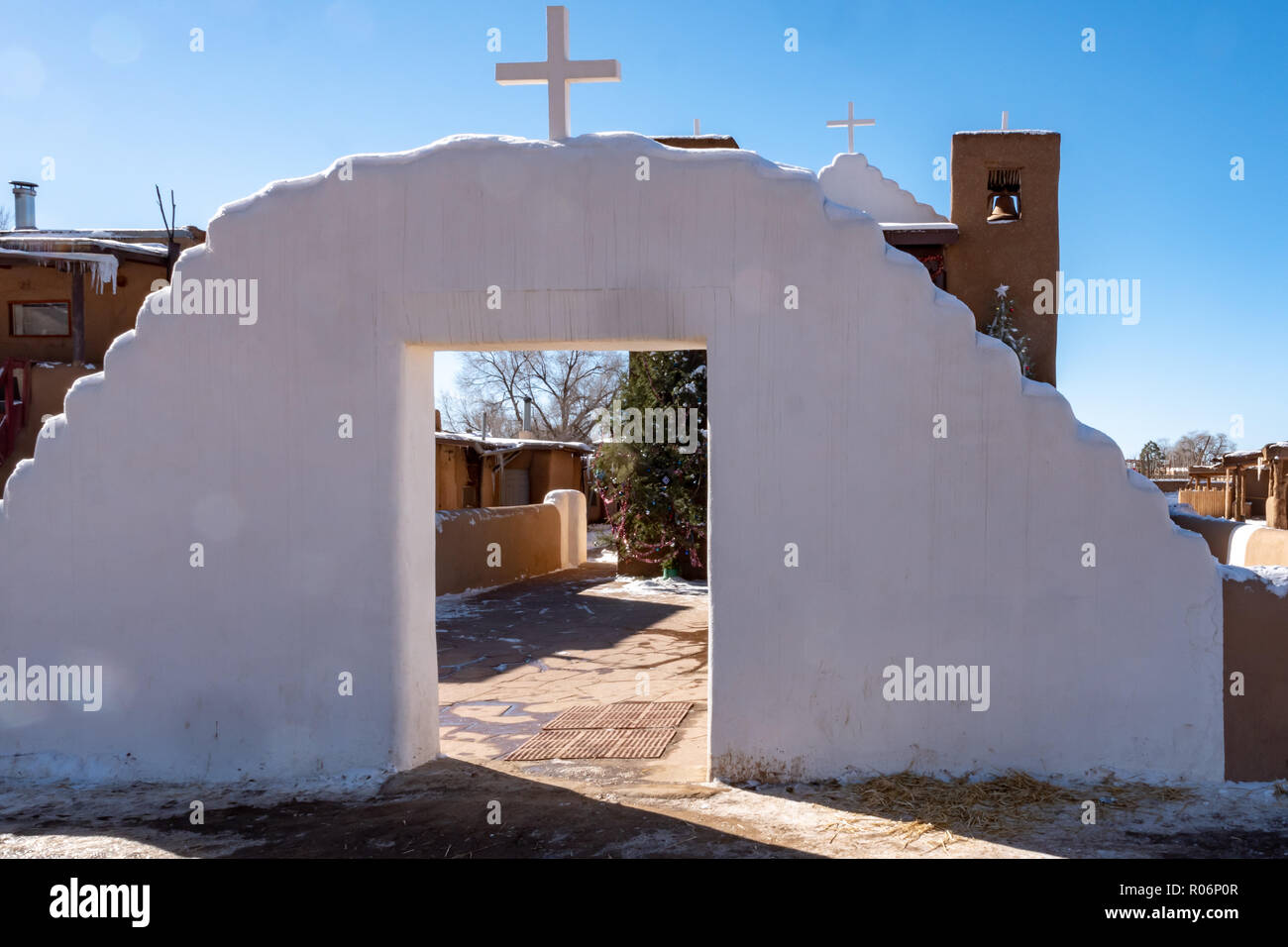 San geronimo de taos mission church hires stock photography and images