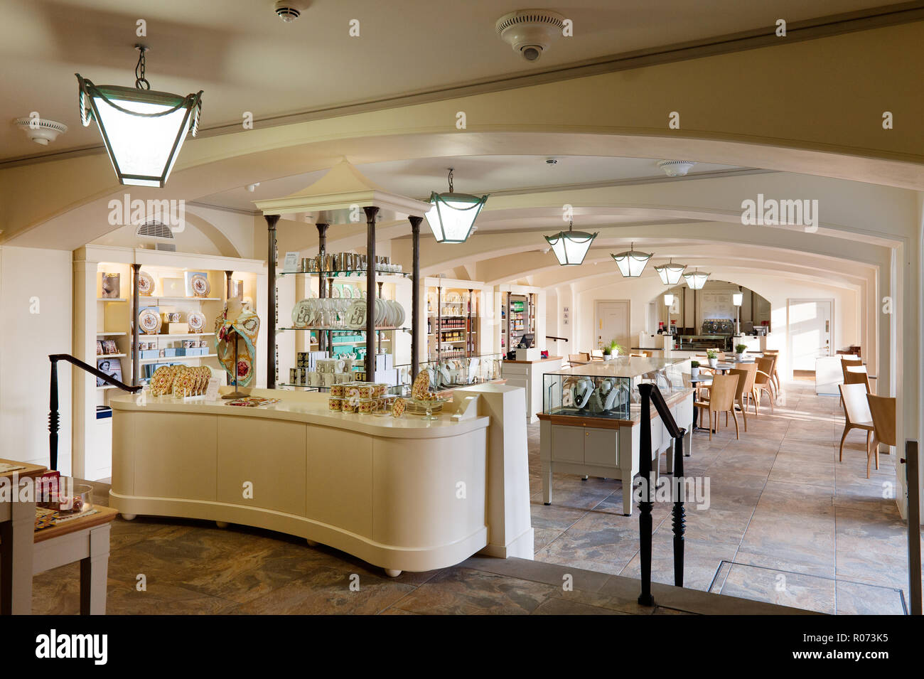 Gift shop in Kensington Palace, London, UK Stock Photo