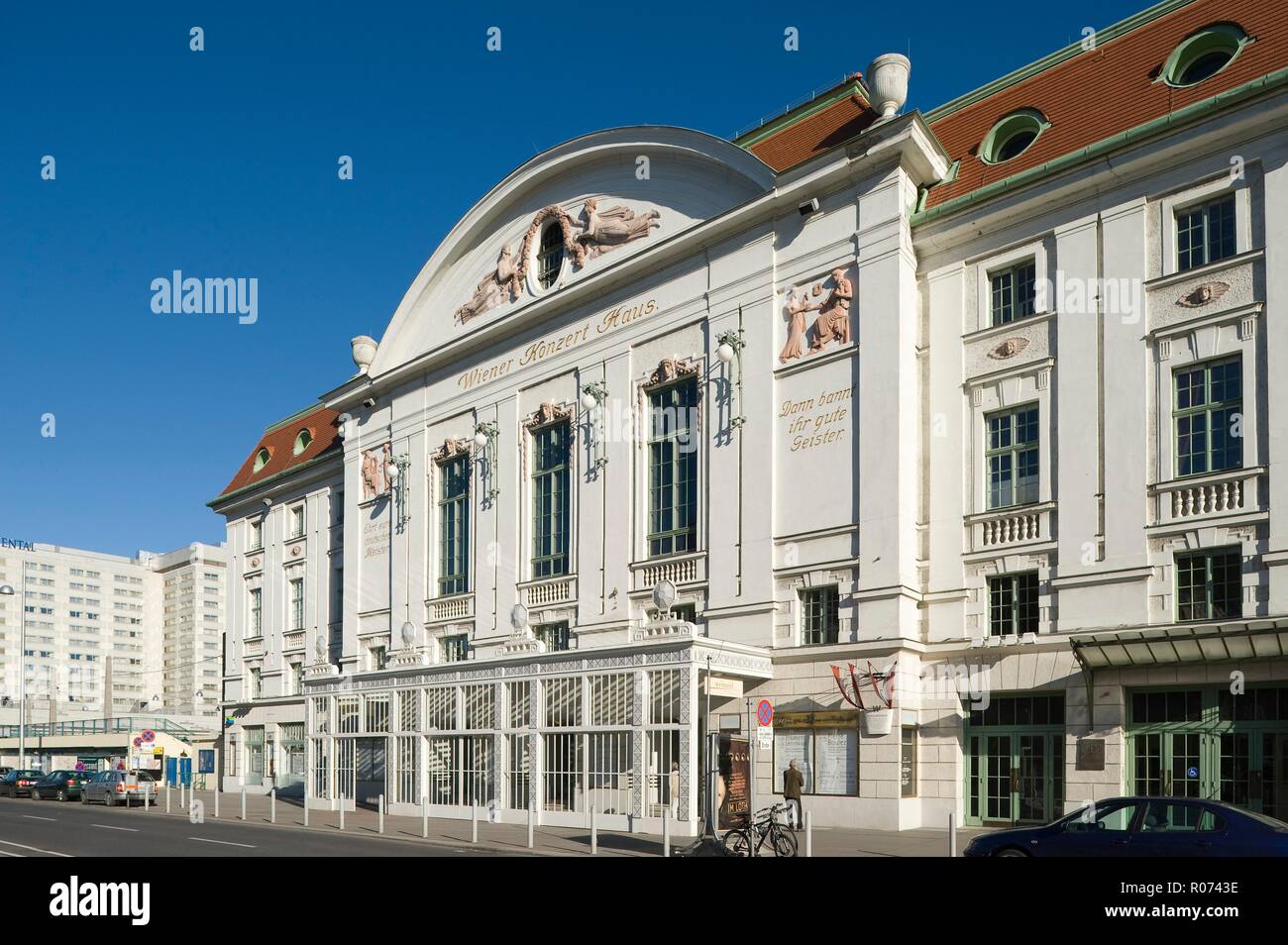 Wien, Konzerthaus - Vienna, Concert House Stock Photo