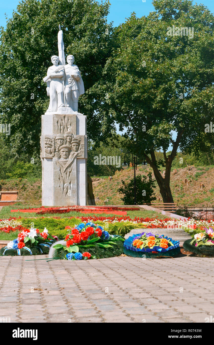August 9, 2018, Kaliningrad region, Baltiysk, Russia, Memorial 'to the Soldiers who fell in the assault of Pillau', a military monument in Baltiysk Stock Photo
