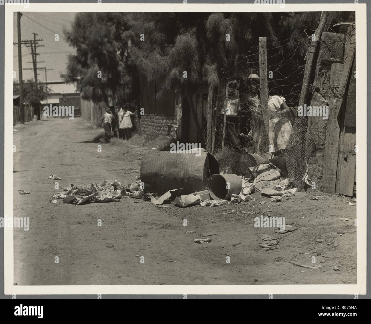 vintage great american depression era photo Stock Photo