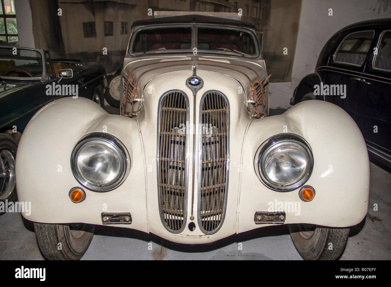 The Automobile Museum, Belgrade, Serbia, August 2018 Vintage BMW