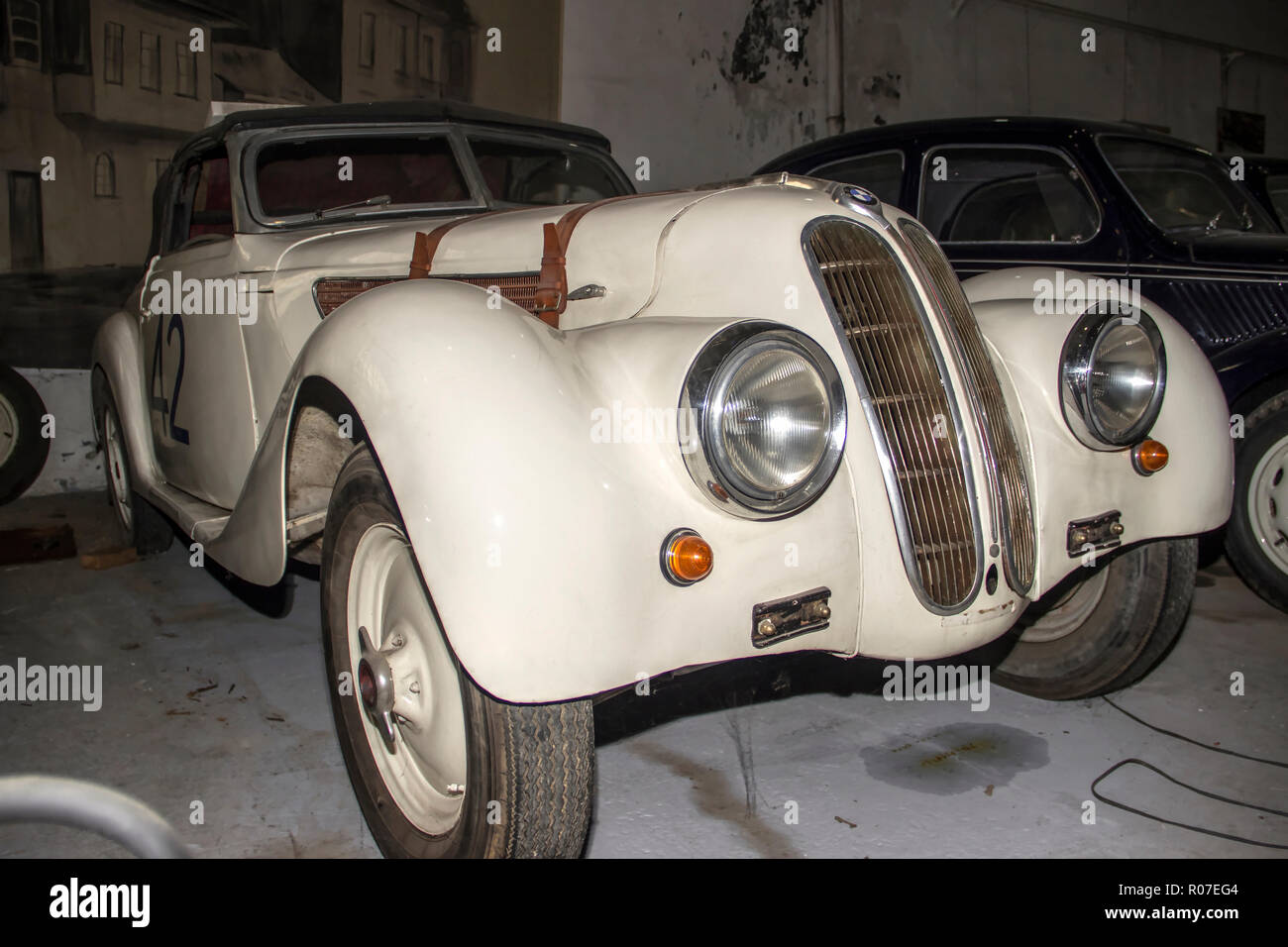 The Automobile Museum, Belgrade, Serbia, August 2018 Vintage BMW