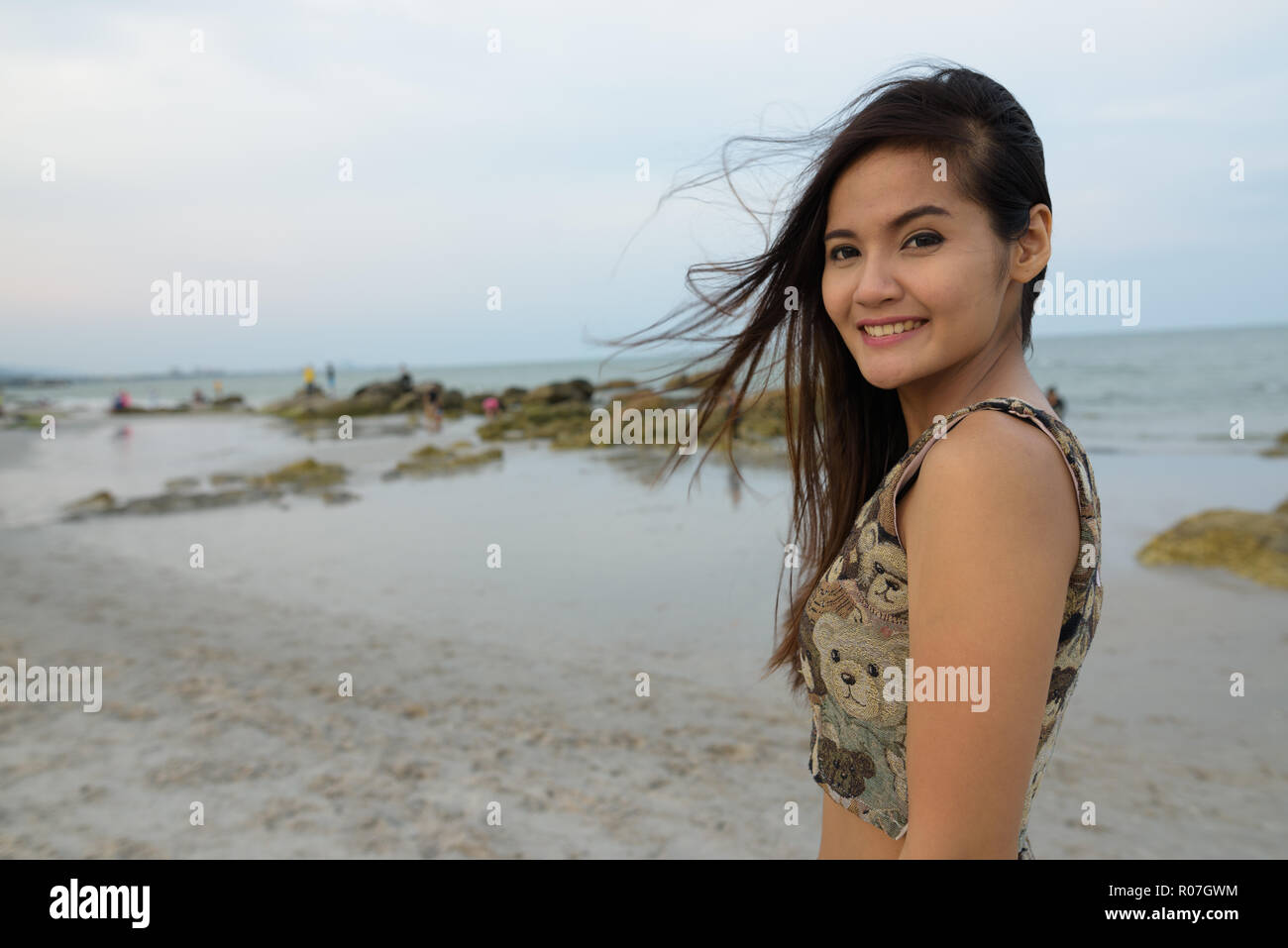 Happy asian female hi-res stock photography and images - Alamy