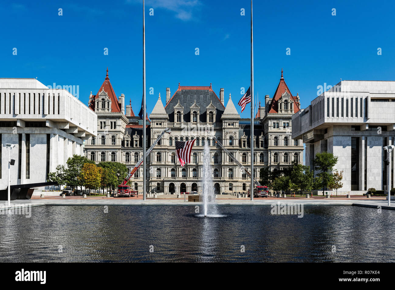 New York State Capitol Building, Albany. New York, USA. Stock Photo