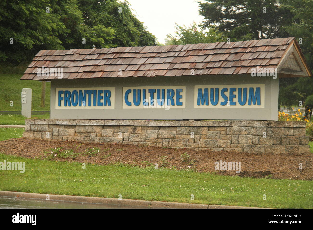 Entrance to the Frontier Culture Museum in Staunton, VA, USA Stock Photo Alamy