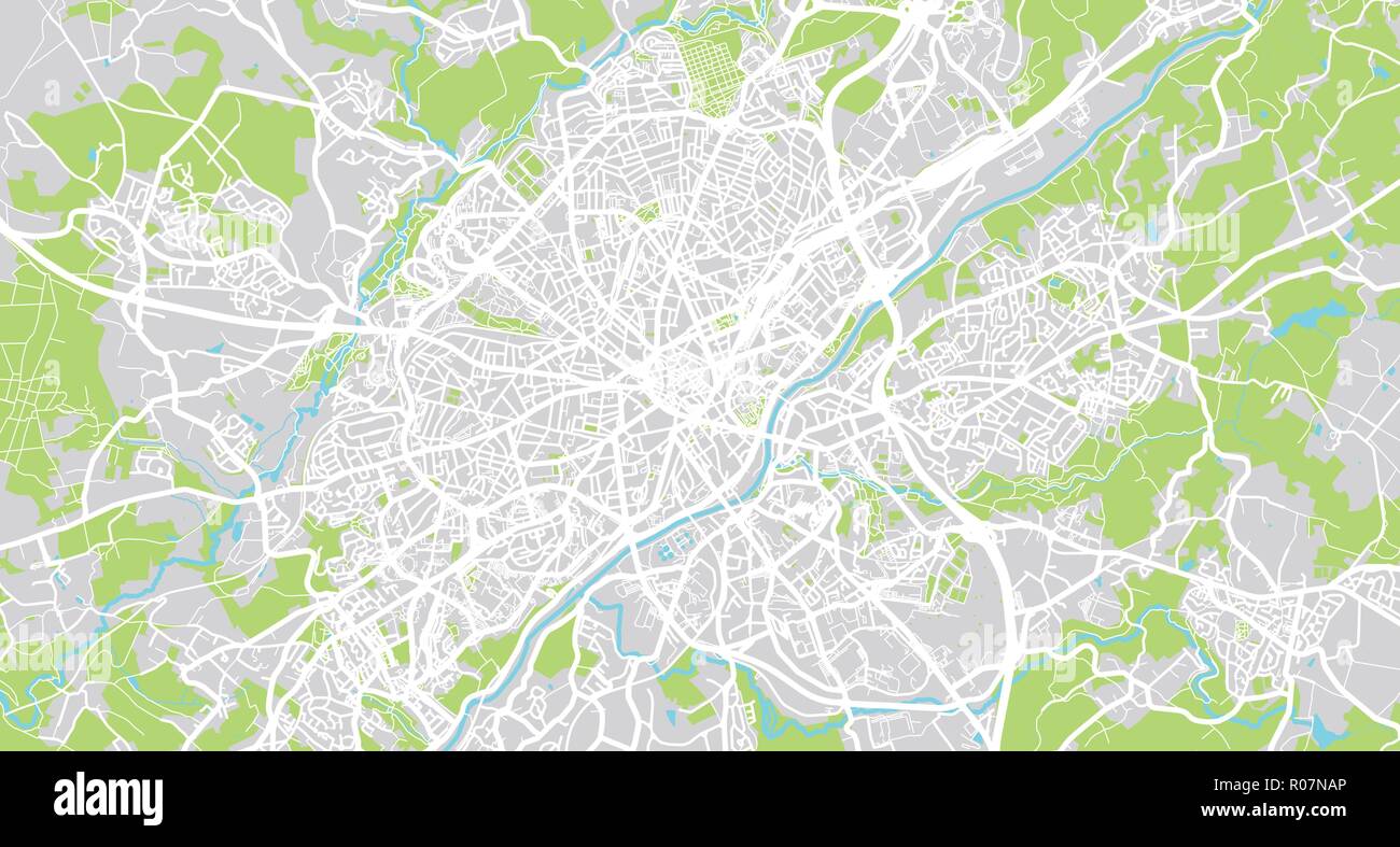 Urban vector city map of Limoges, France Stock Vector Image & Art - Alamy