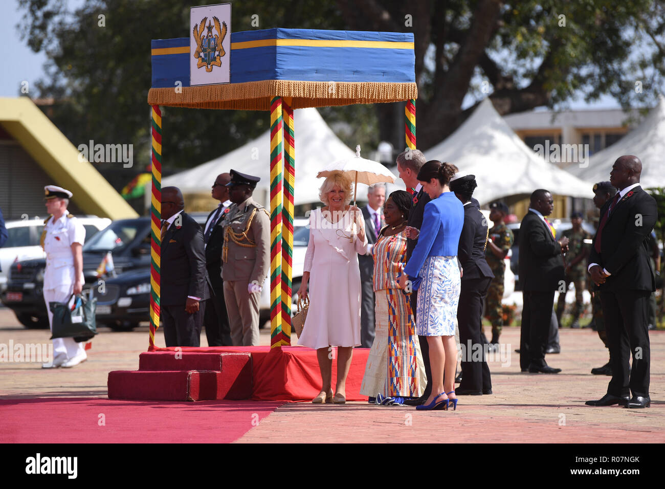 On 18th November 1961, Queen Elizabeth II danced with Ghanaian president  Kwame Nkrumah at a farewell ball held at State House, Accra. They, and the  Duke, By Ghana Facts & History