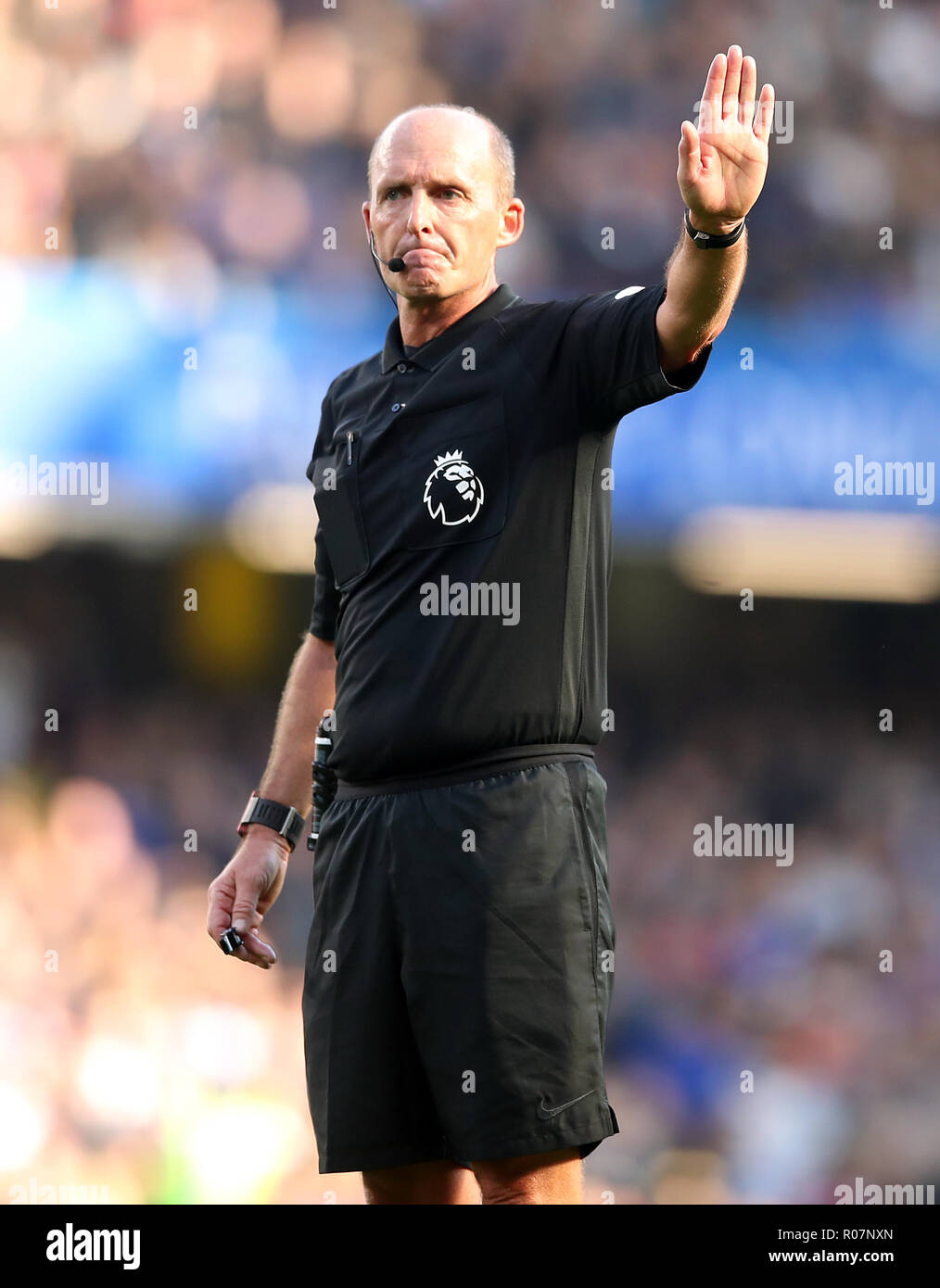 Referee Mike Dean Stock Photo Alamy