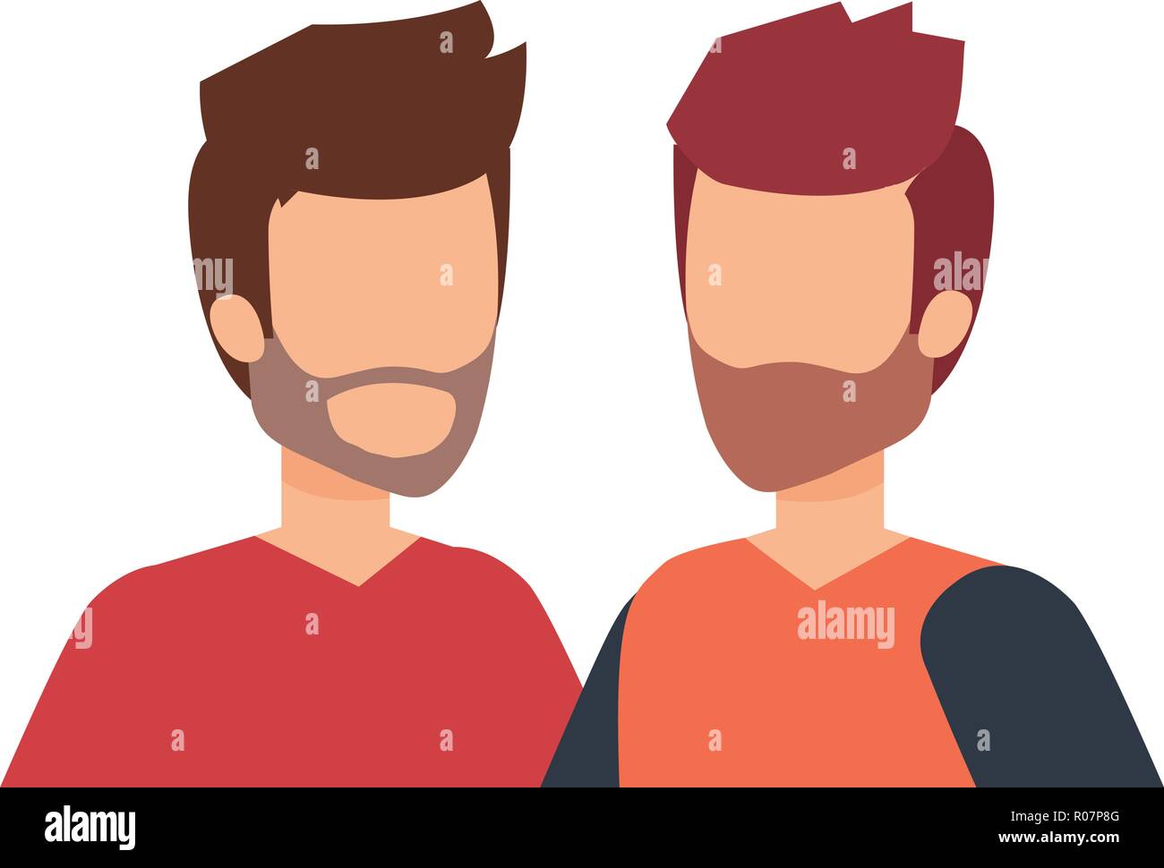 group of men avatars characters Stock Vector Image & Art - Alamy