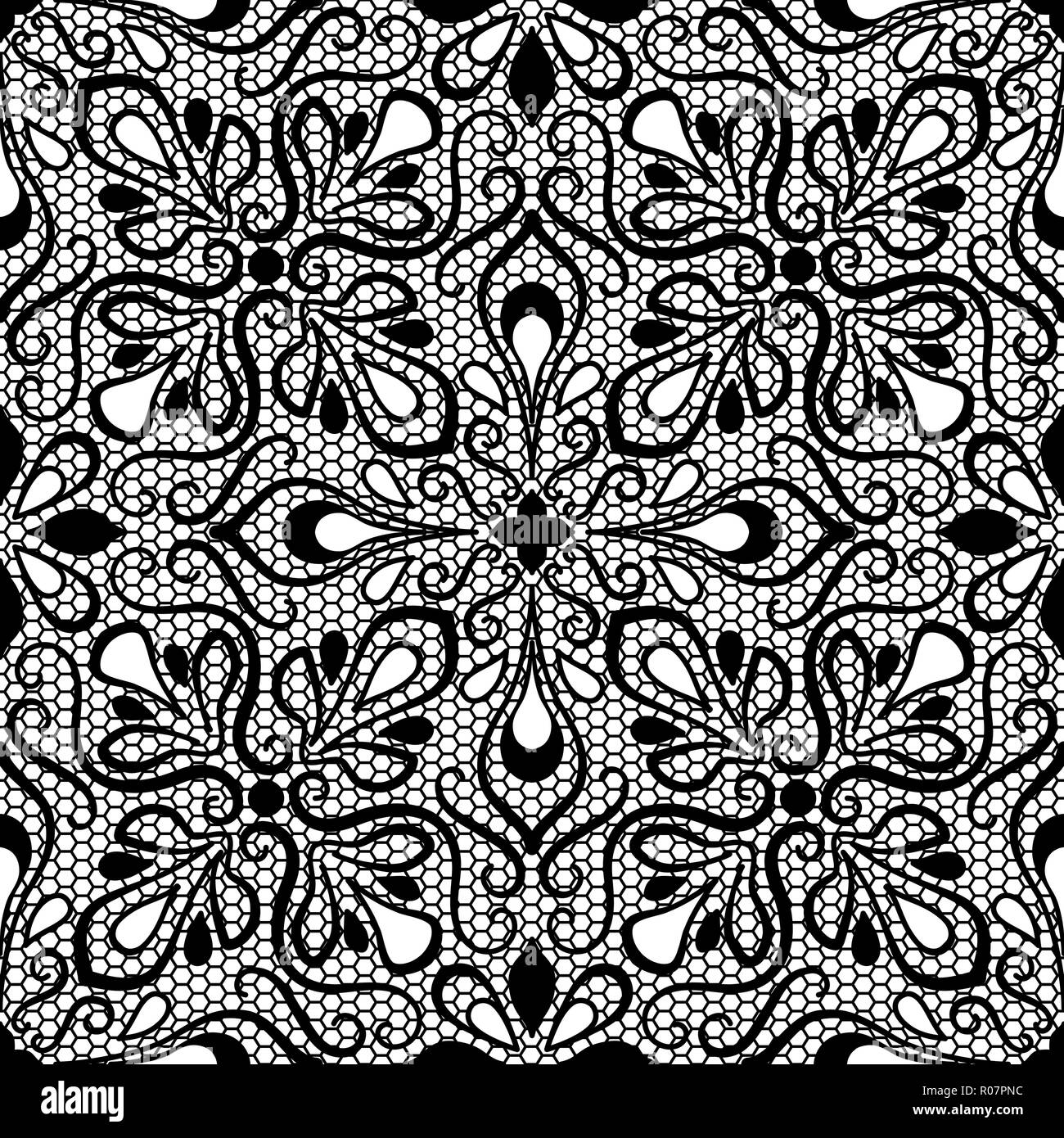 Seamless lace pattern Stock Vector Image & Art - Alamy