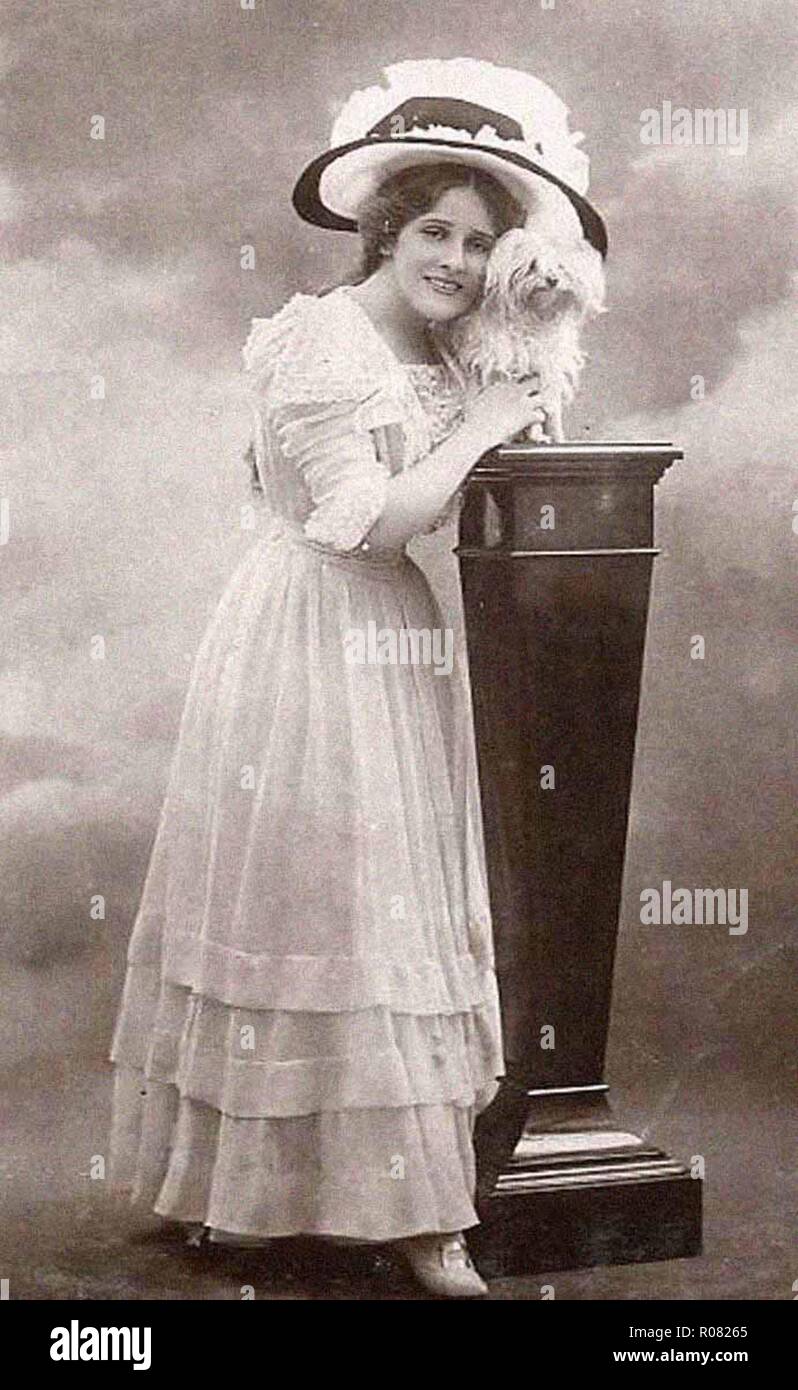 beautiful photo of a vintage victorian lady in period costume dress Stock  Photo - Alamy