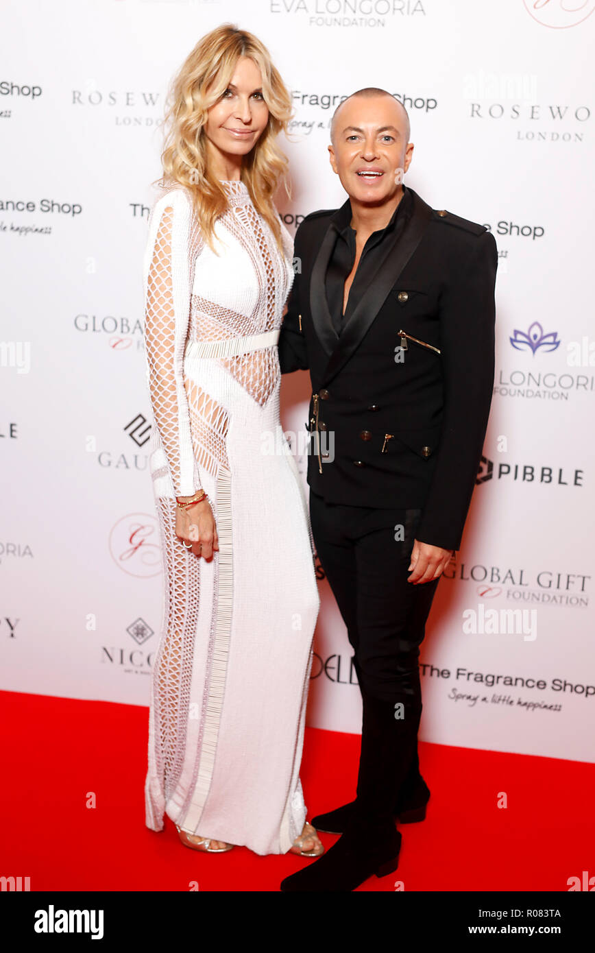 Melissa Odabash and Julien Macdonald attending the 9th Annual Global