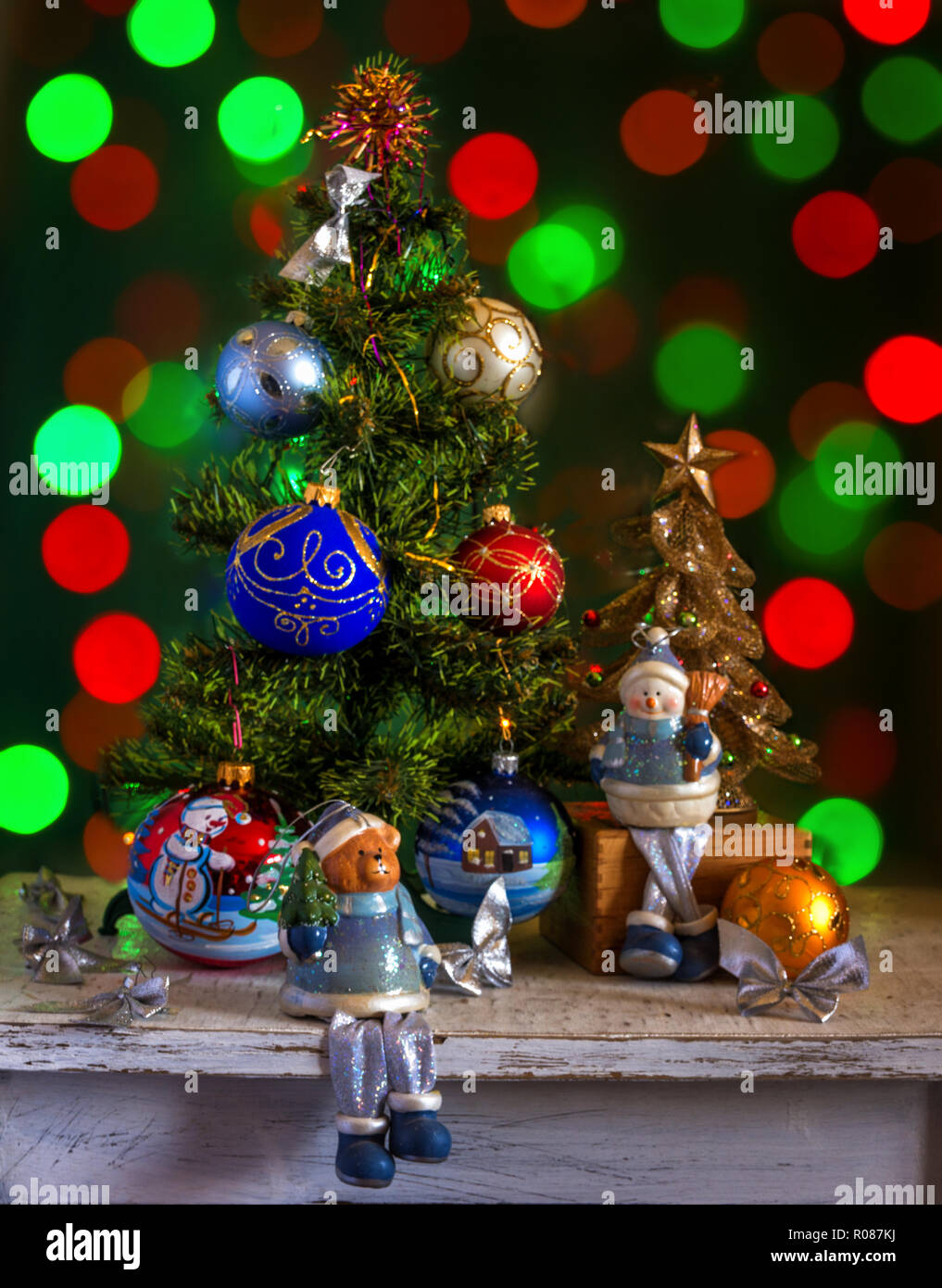 New Year. Christmas. fun. fairy tale. celebration. Christmas decorations. Stock Photo