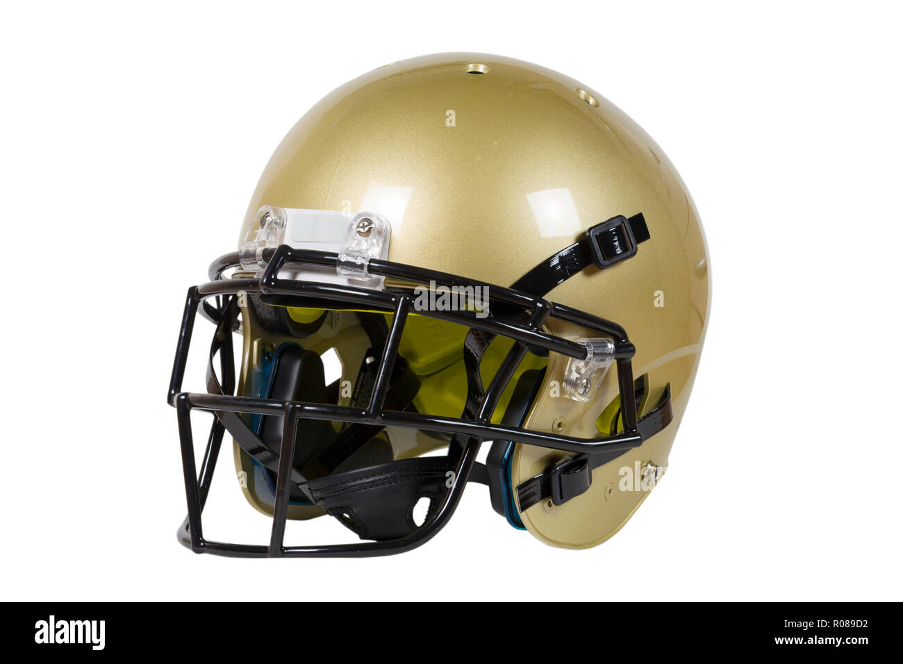 Gold youth sales football helmet