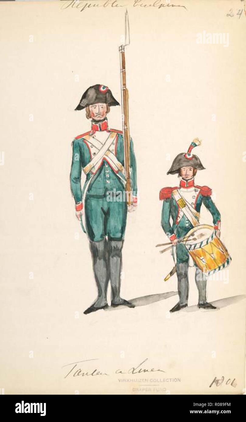 vintage artwork of a soldier or soldiers in the italian army Stock Photo