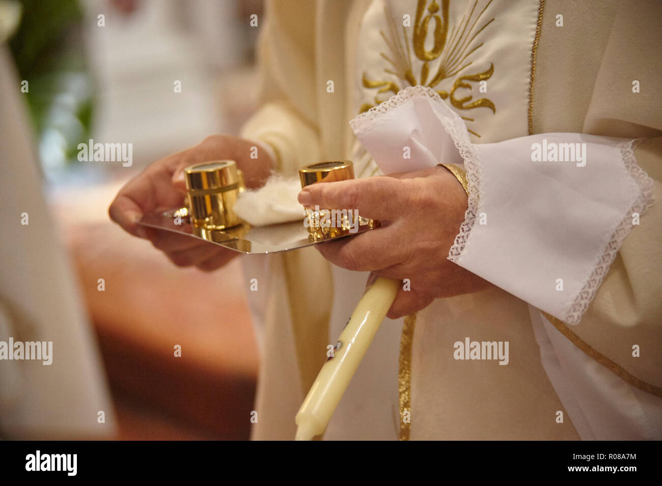 Containers of sacred oils hires stock photography and images Alamy