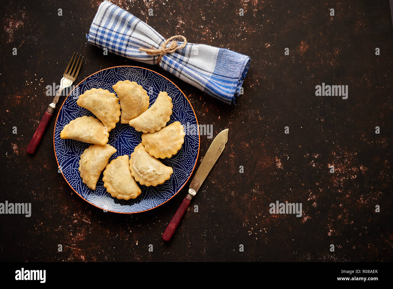 Deep Fried polish dumplings with meat filling Stock Photo Alamy
