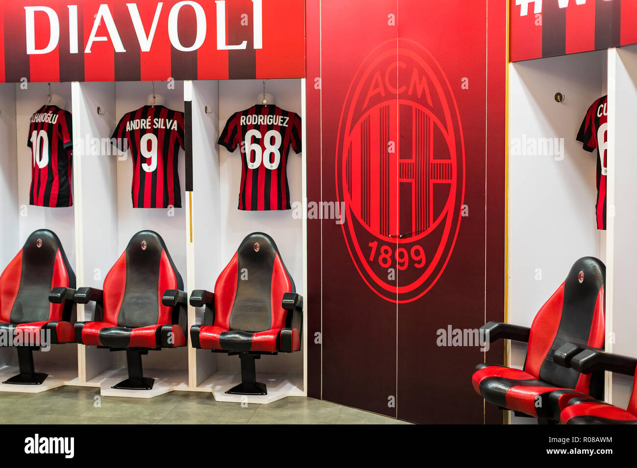 Inter milan stadium interior hi-res stock photography and images - Alamy