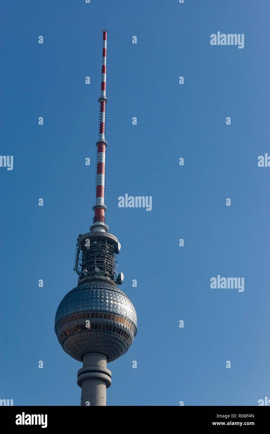 Famous Television Tower in Berlin in Germany Stock Photo - Alamy