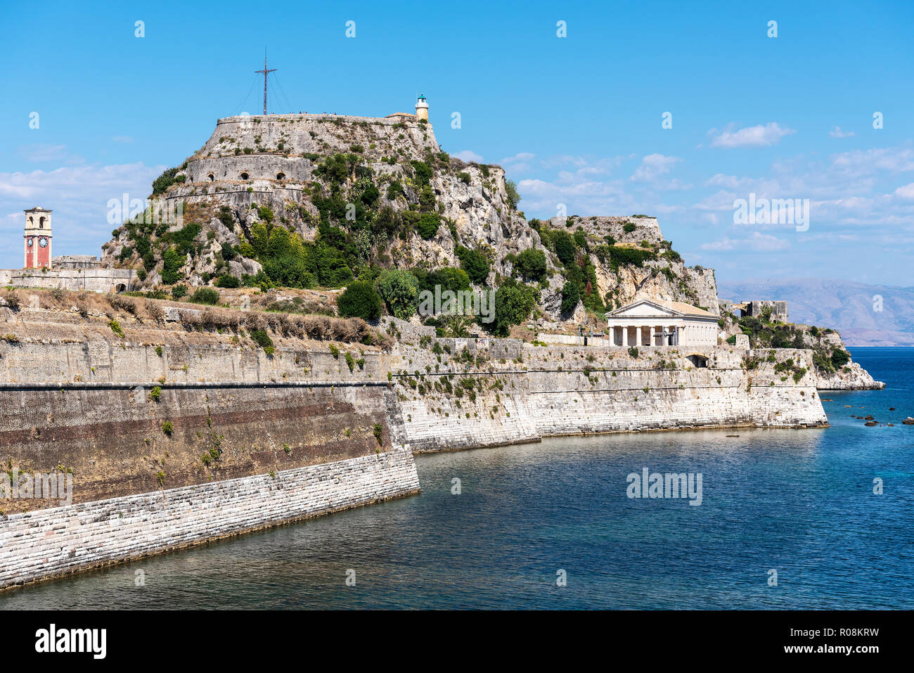 Old Fortress, Kerkyra, Corfu Island, Ionian Islands, Greece Stock Photo