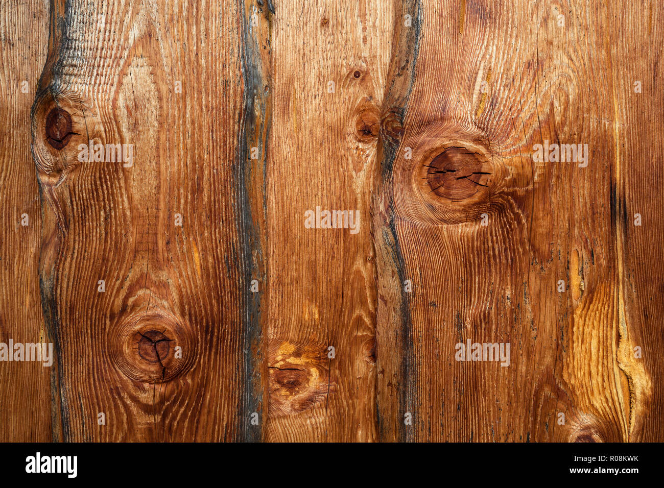 Wooden boards on wooden wall, near Oberstdorf, Allgäu Alps, Oberallgäu, Allgäu, Bavaria, Germany Stock Photo