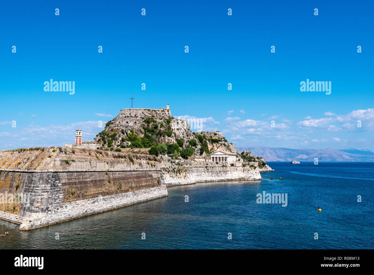 Old Fortress, Kerkyra, Corfu Island, Ionian Islands, Greece Stock Photo