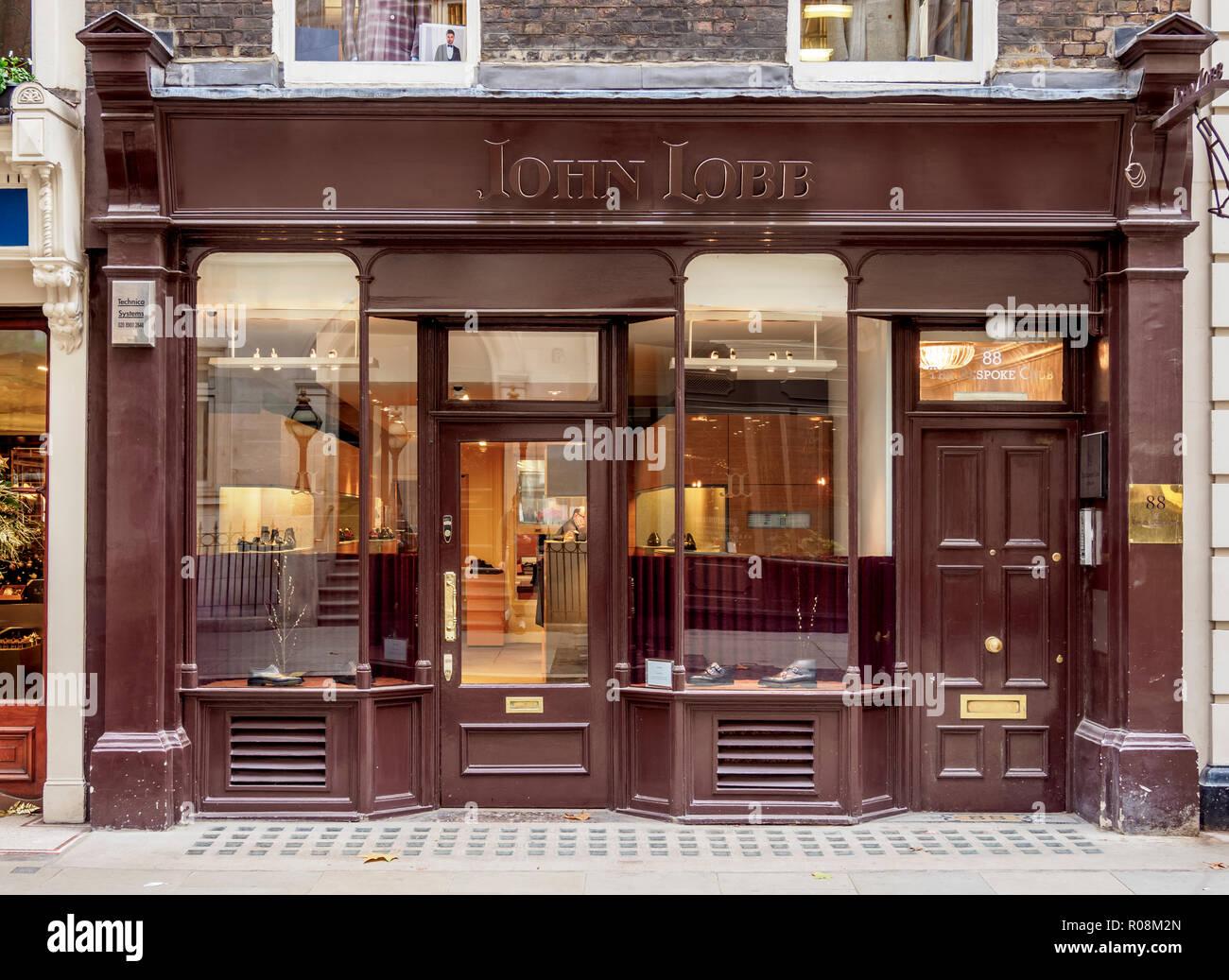 John Lobb Shoemakers Shop, Jermyn Street, London, England, United Kingdom Stock Photo