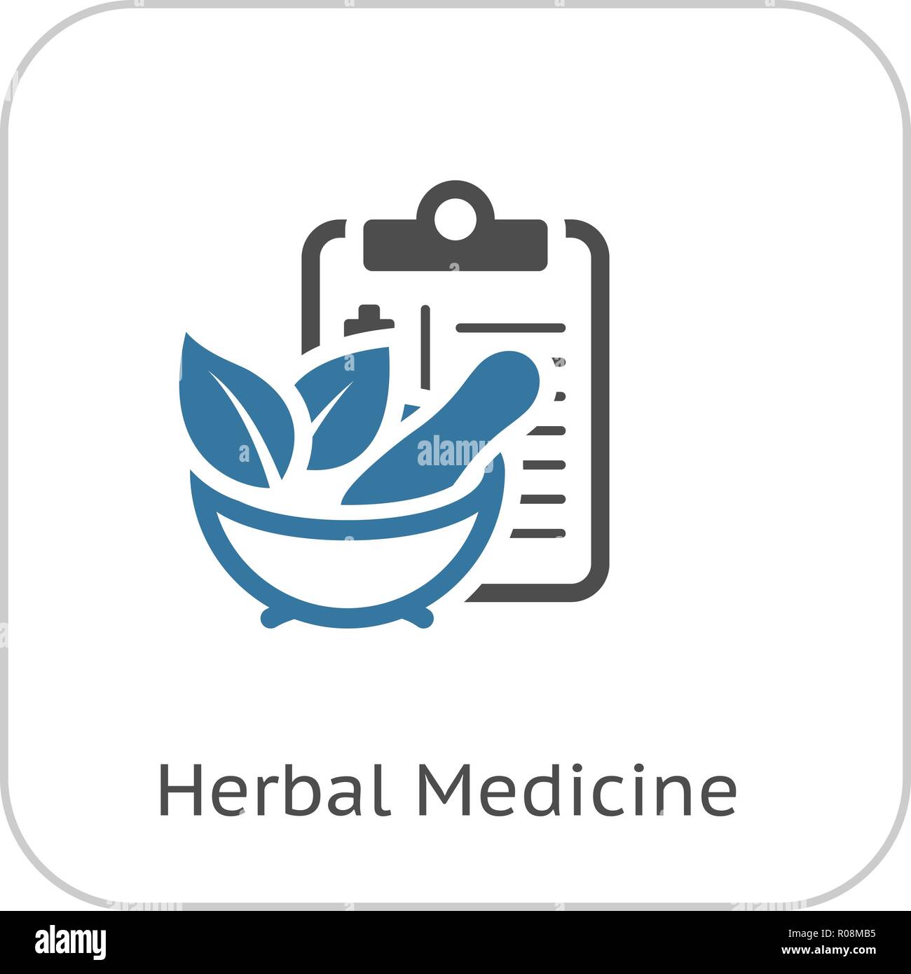 Herbal Medicine Flat Icon Stock Vector Image & Art - Alamy