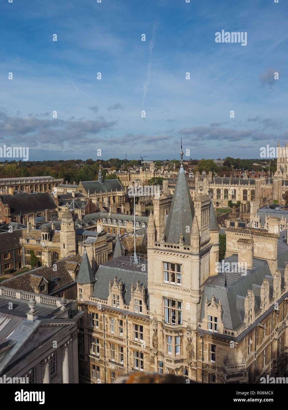 Cambridge england city skyline hi-res stock photography and images - Alamy