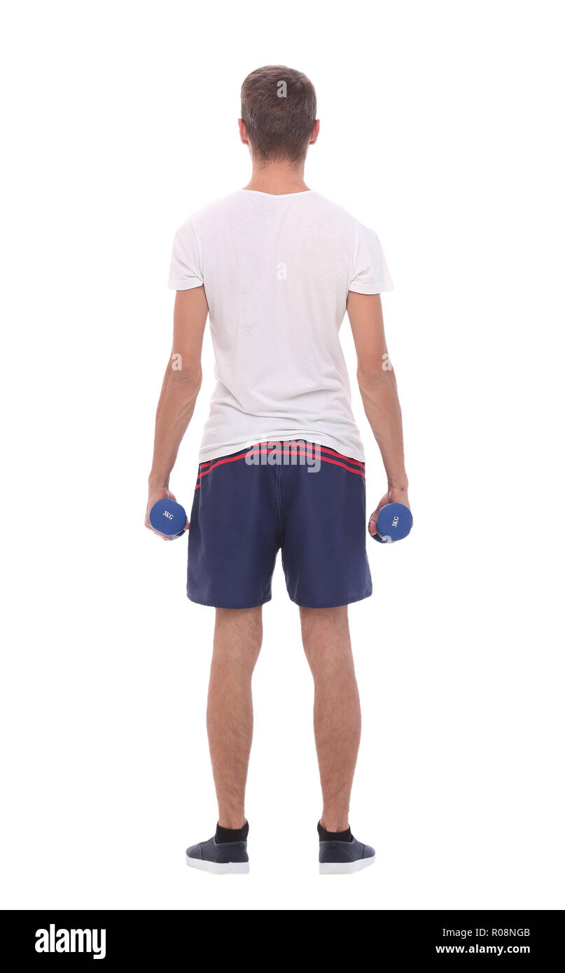 Male focus rear view Cut Out Stock Images & Pictures - Alamy