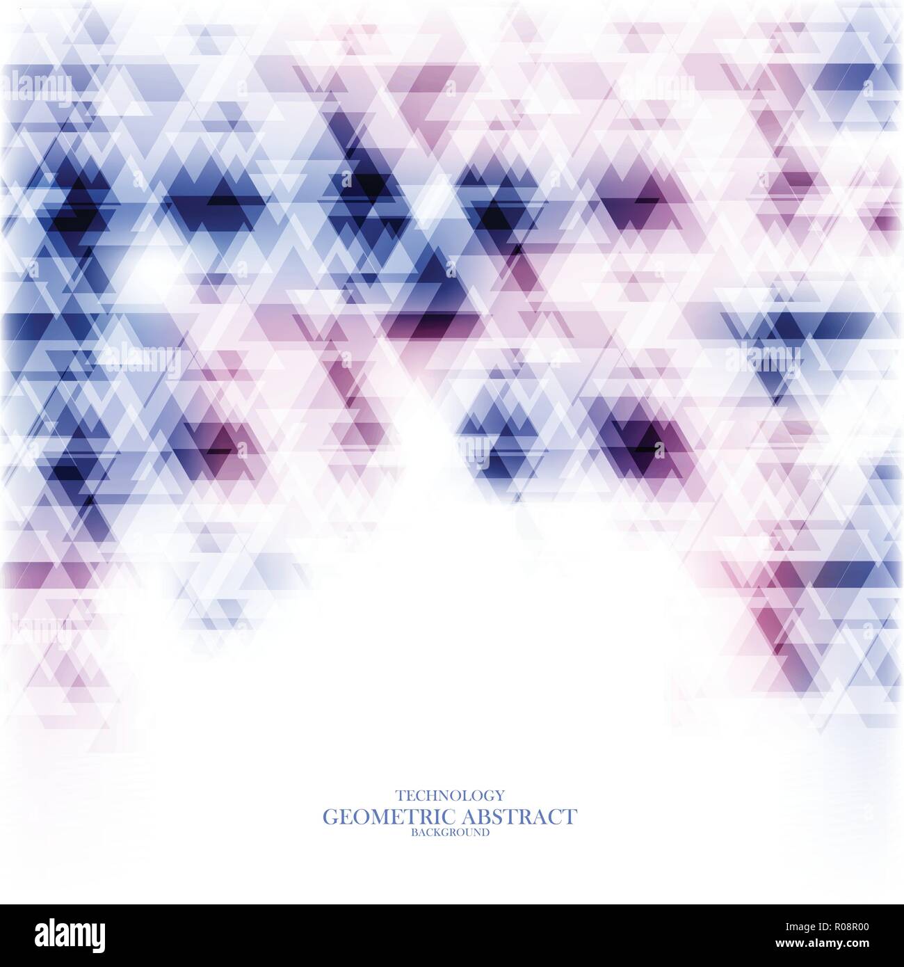 Geometric technological colorful abstract background vector design Stock Vector