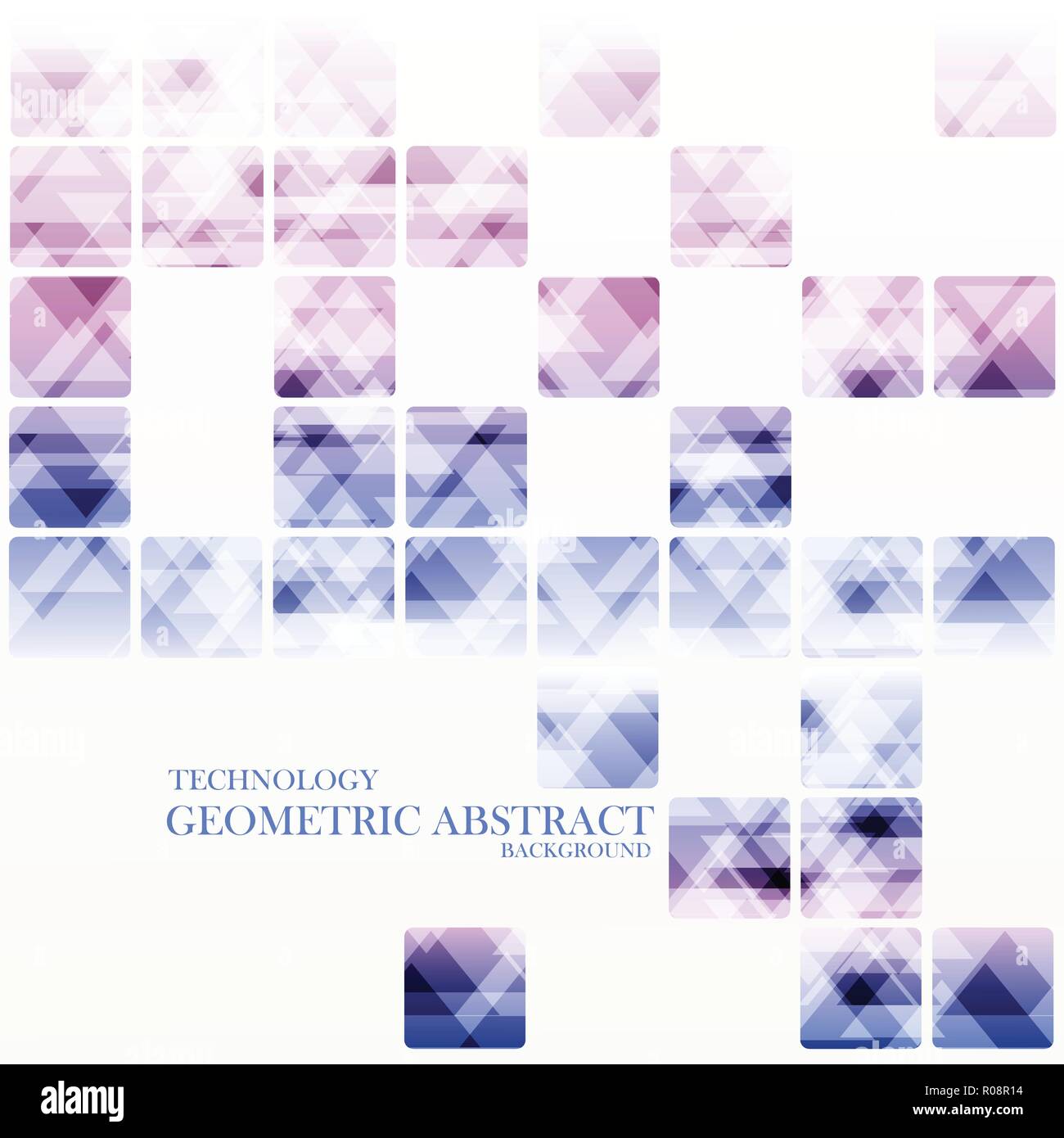 Geometric technological gem abstract background vector design Stock Vector