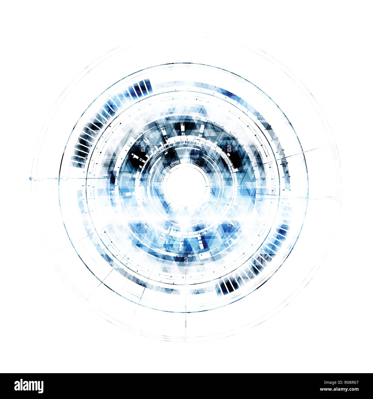 Technological communication geometric modern interface background ...