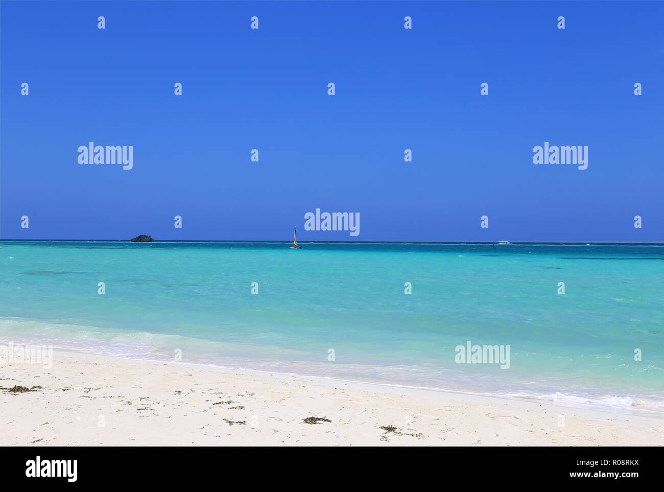 Tranquil beach Stock Photo