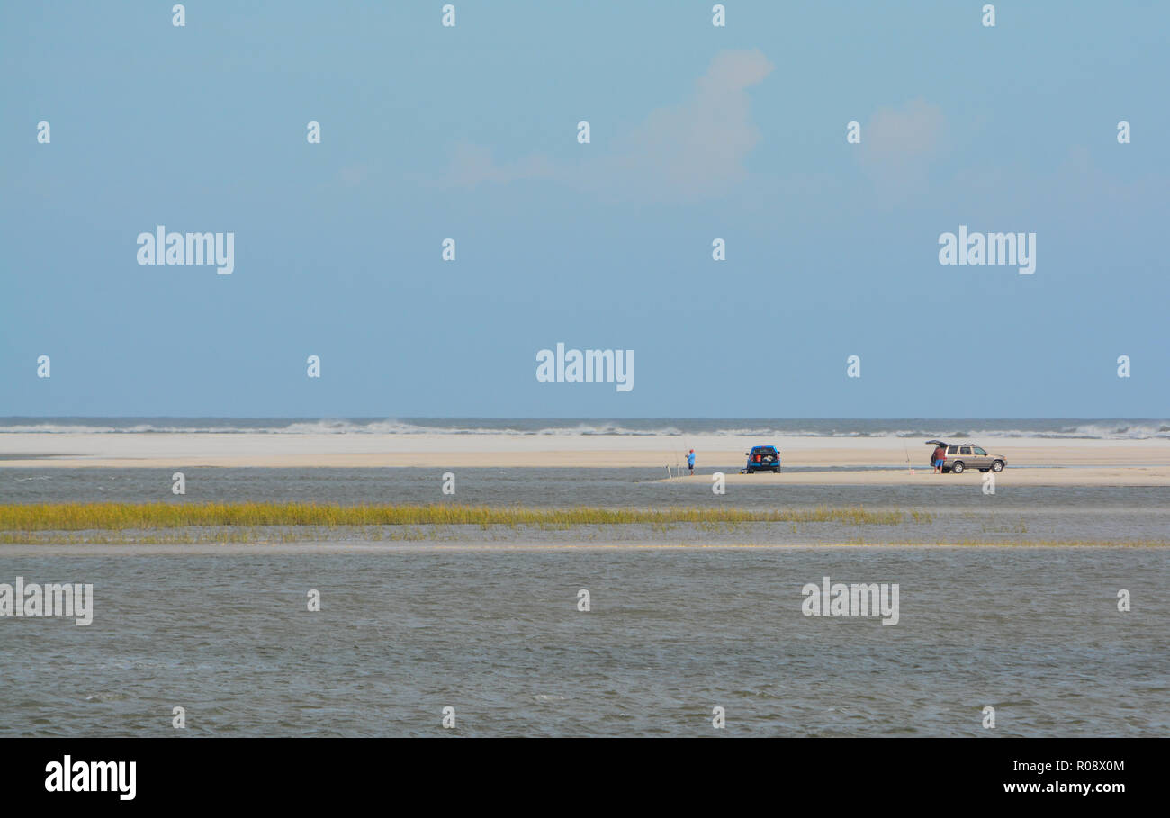 View from Little Talbot Island State Park in Duval County, Jacksonville Florida Stock Photo