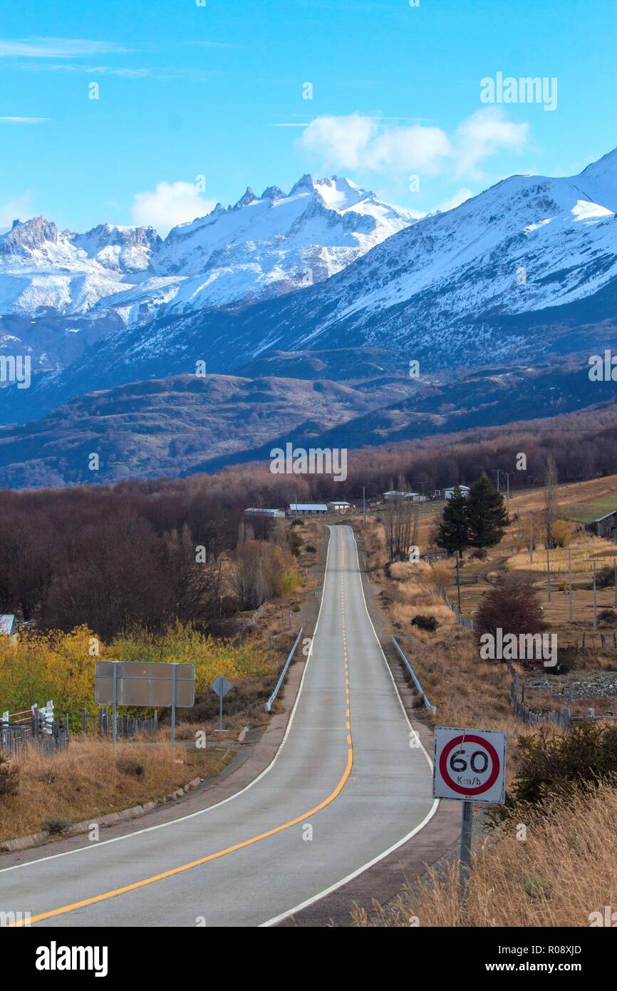 Austral Route the route 7, known as the Austral Route or Carretera Austral, here with ...