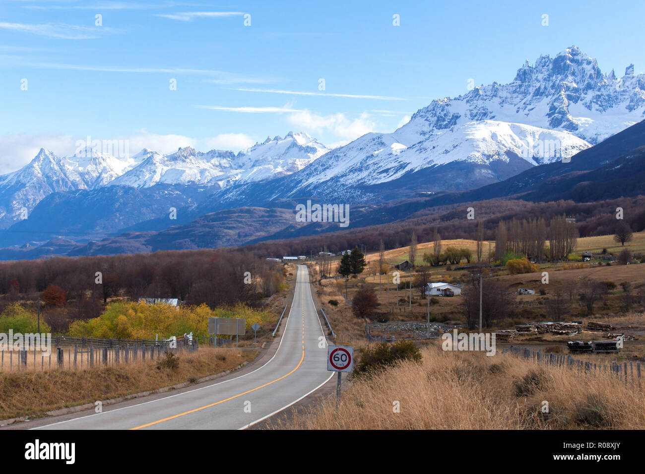 Austral Route the route 7, known as the Austral Route or Carretera Austral, here with ...
