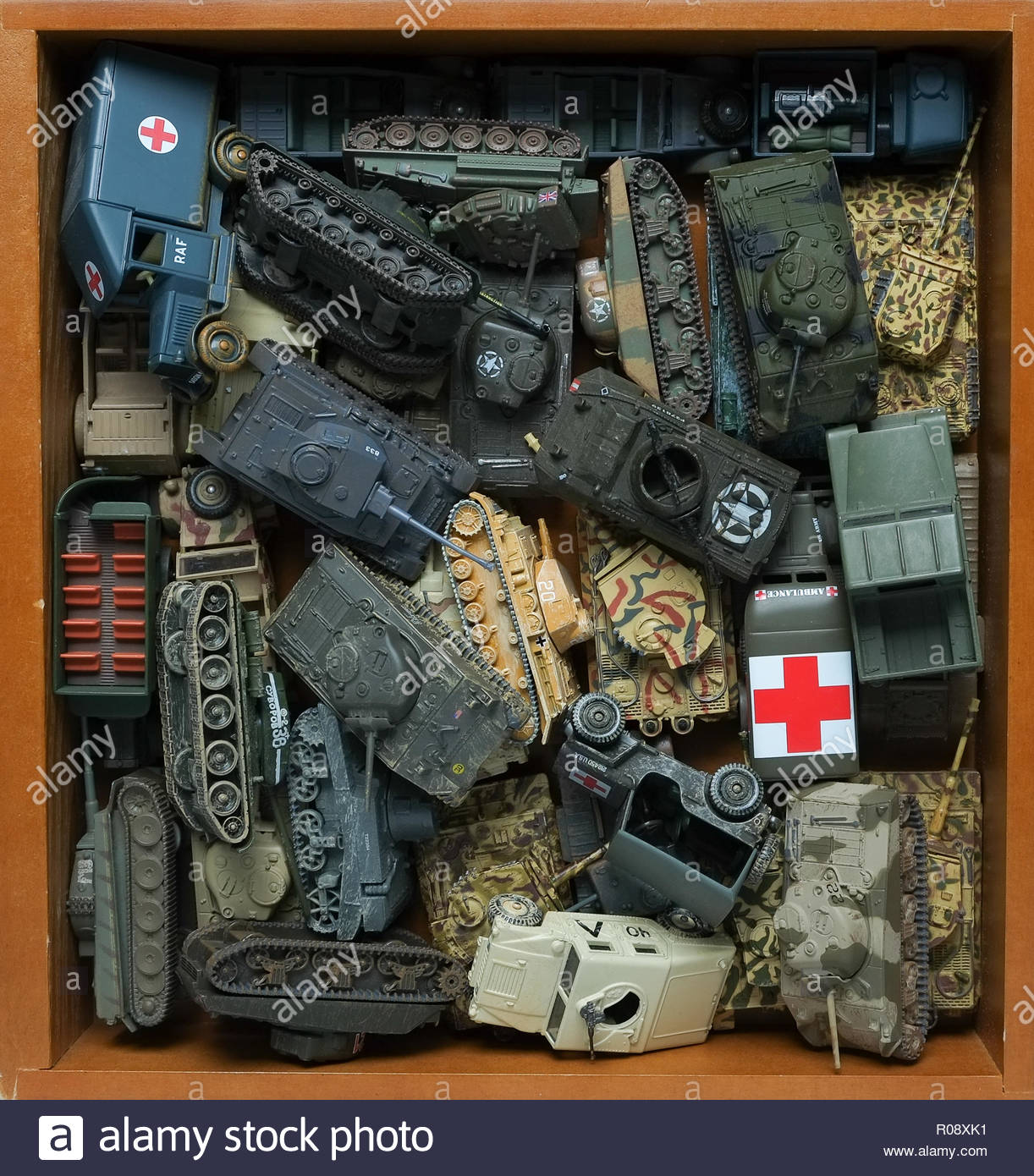 box of toys military