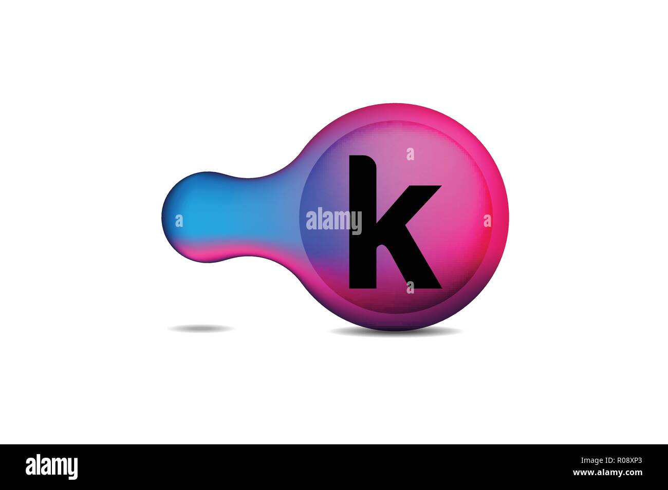 initial K circle logo design inspiration Stock Vector Image & Art - Alamy