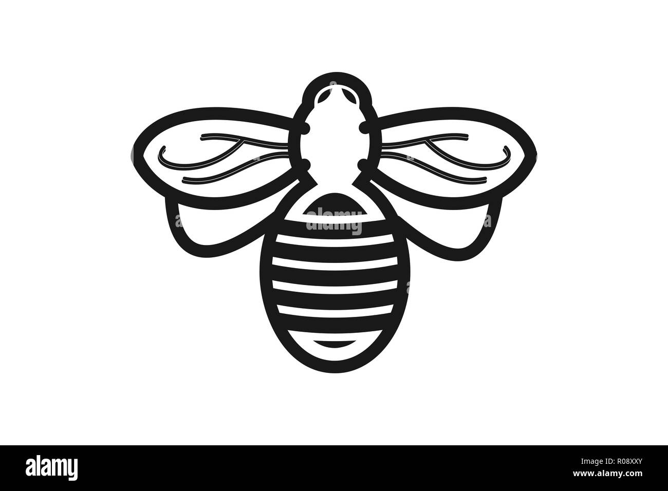 Bee logo design inspiration Stock Vector Image & Art Alamy
