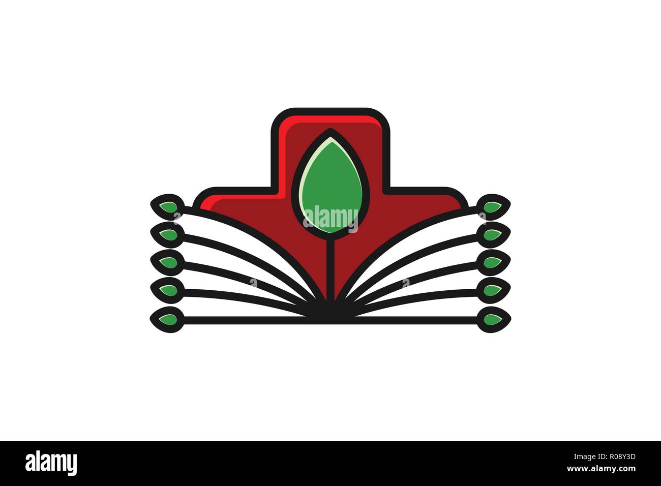 medical and leaf logo design Stock Vector Image & Art - Alamy