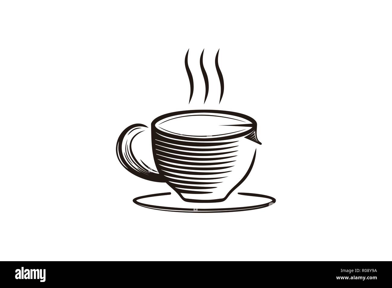 steam coffee, coffee cup, mug, coffee shop logo Designs Inspiration