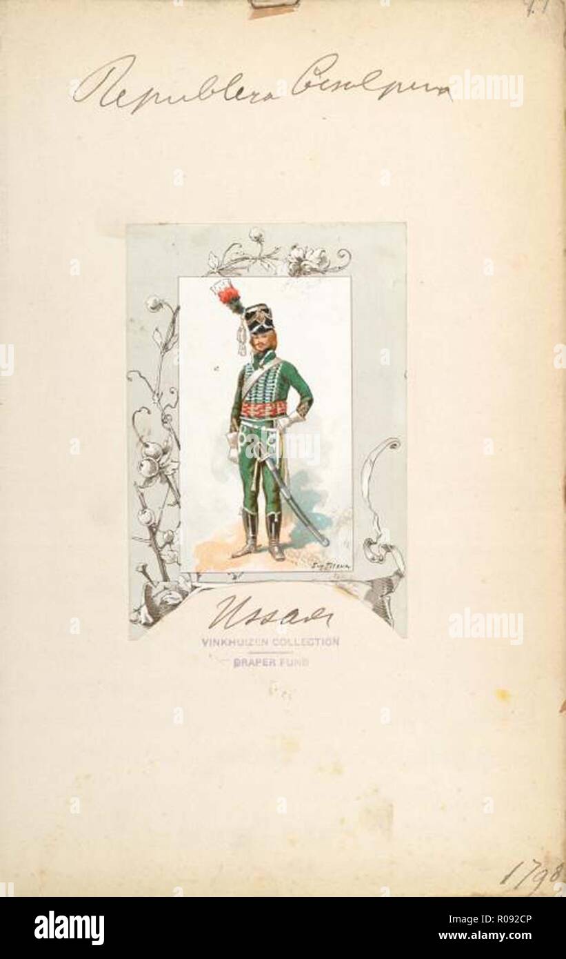 vintage italian army uniform illustration Stock Photo - Alamy