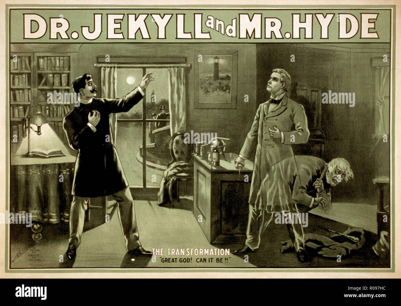 Dr Jekyll and Mr Hyde poster Stock Photo - Alamy