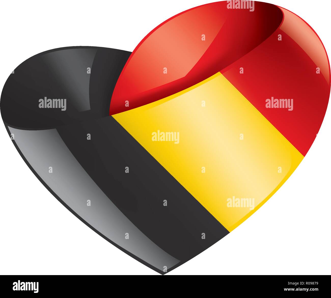 Belgium flag vector Stock Vector Images - Alamy