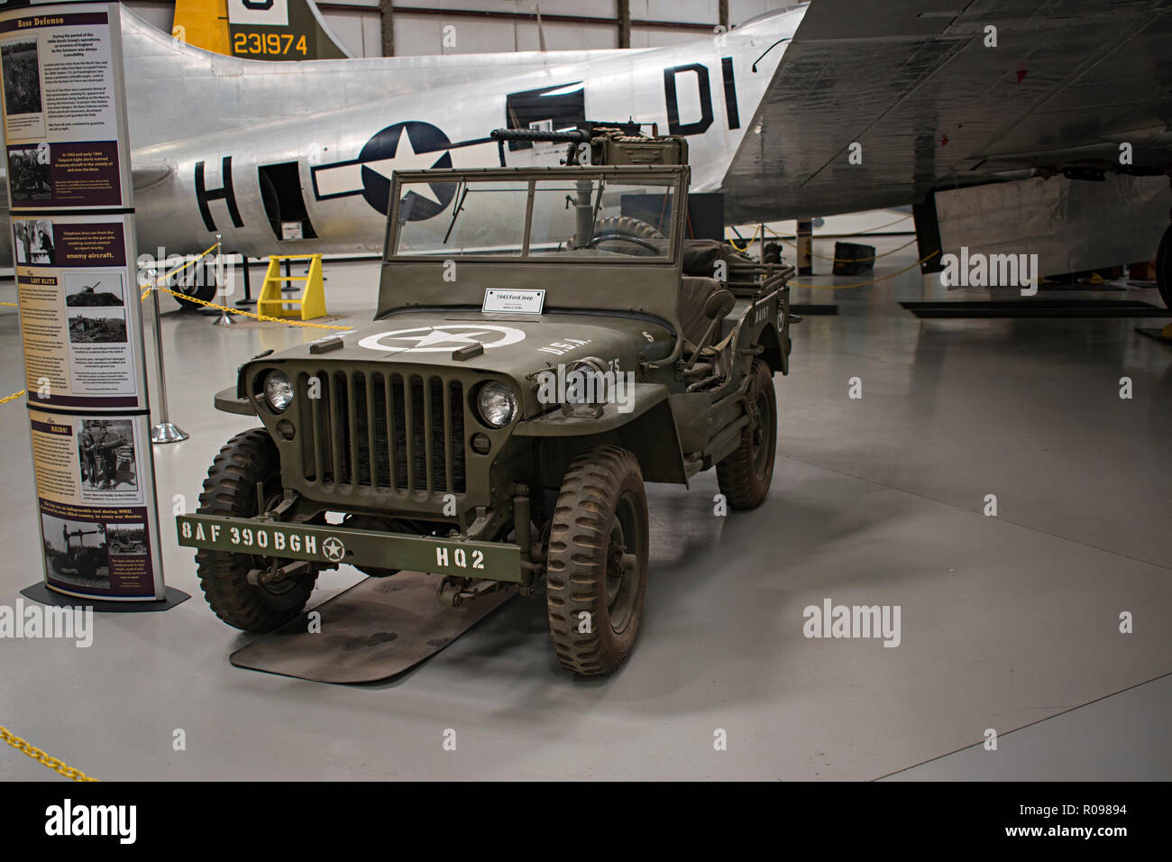 Ford Jeep, Pima Air & Space Museum. Tucson Arizona. USA Stock Photo